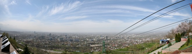 Панорама Алматы с Кок-Тюбе