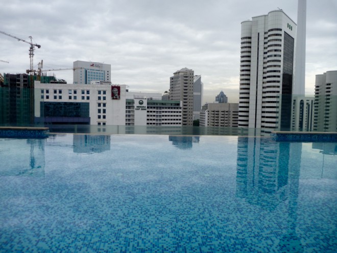 Вид из отеля Fraser Place, Куала-Лумпур